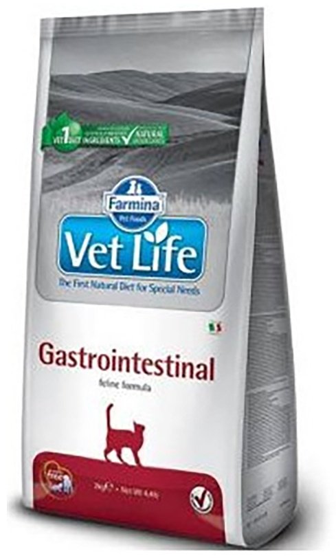 Корм Farmina Vet Life Gastrointestinal при проблемах с ЖКТ птица 2 кг купить,NaN