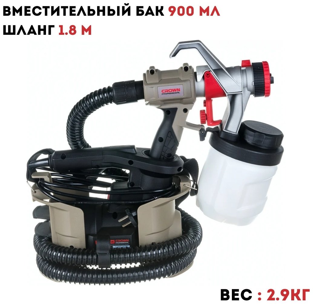 Краскопульт CROWN CT31014 купить,NaN