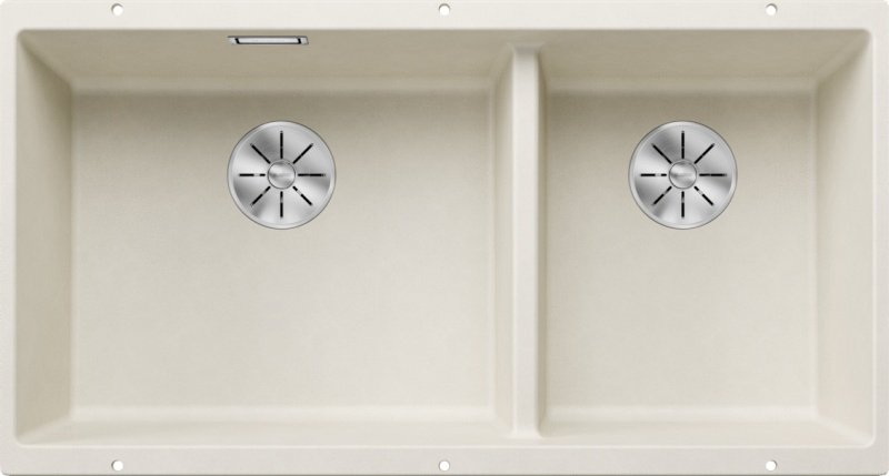 Кухонная мойка Blanco Subline 480/320-U мягкий белый (527168) 85.5х46х20 см, искусственный камень, тон мягкий белый
