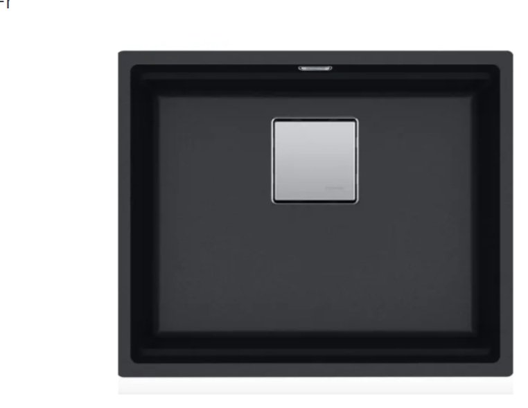 Кухонная мойка Franke KNG 110-52 3,5" оникс (125.0529.601) 42х52х20 см, искусственный камень, тон оникс
