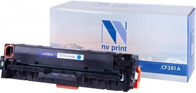 Картридж NV Print CF381A Cyan голубой купить,NaN