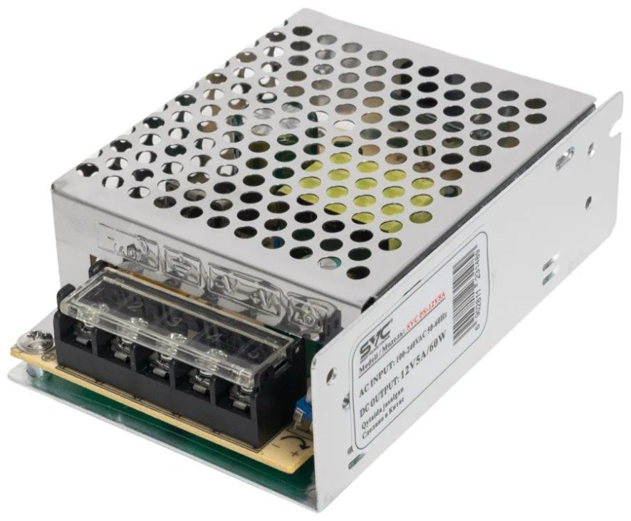 SVC блок питания PS-12V5A 1 шт, металл купить,2120