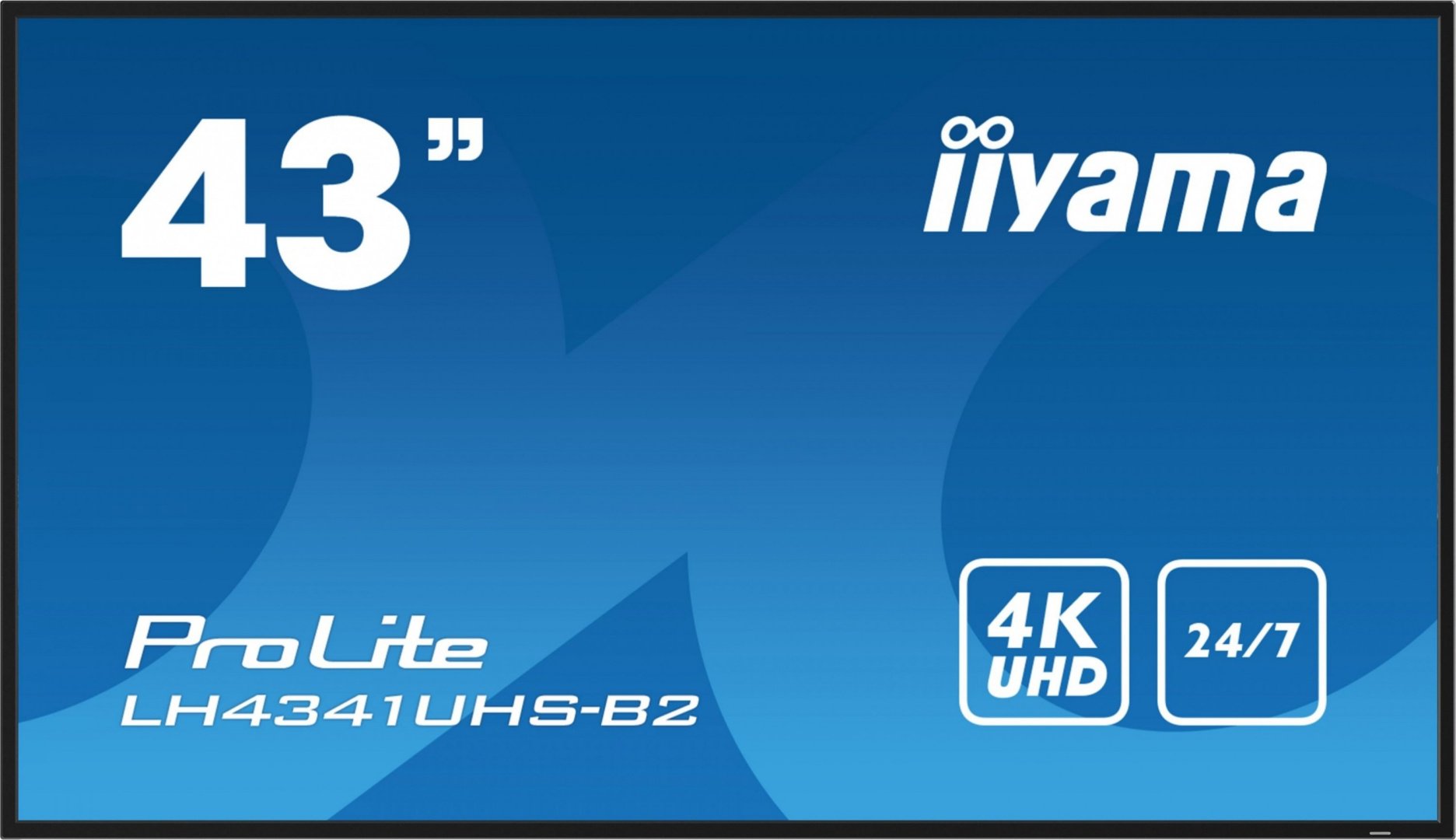 Монитор 43" Iiyama LH4341UHS-B2 черный