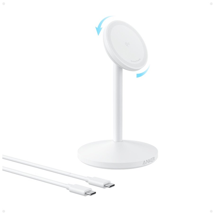 Зарядное устройство Anker MagGo (Single Stand) (A25X1H21) USB Type-C 15 Вт белый