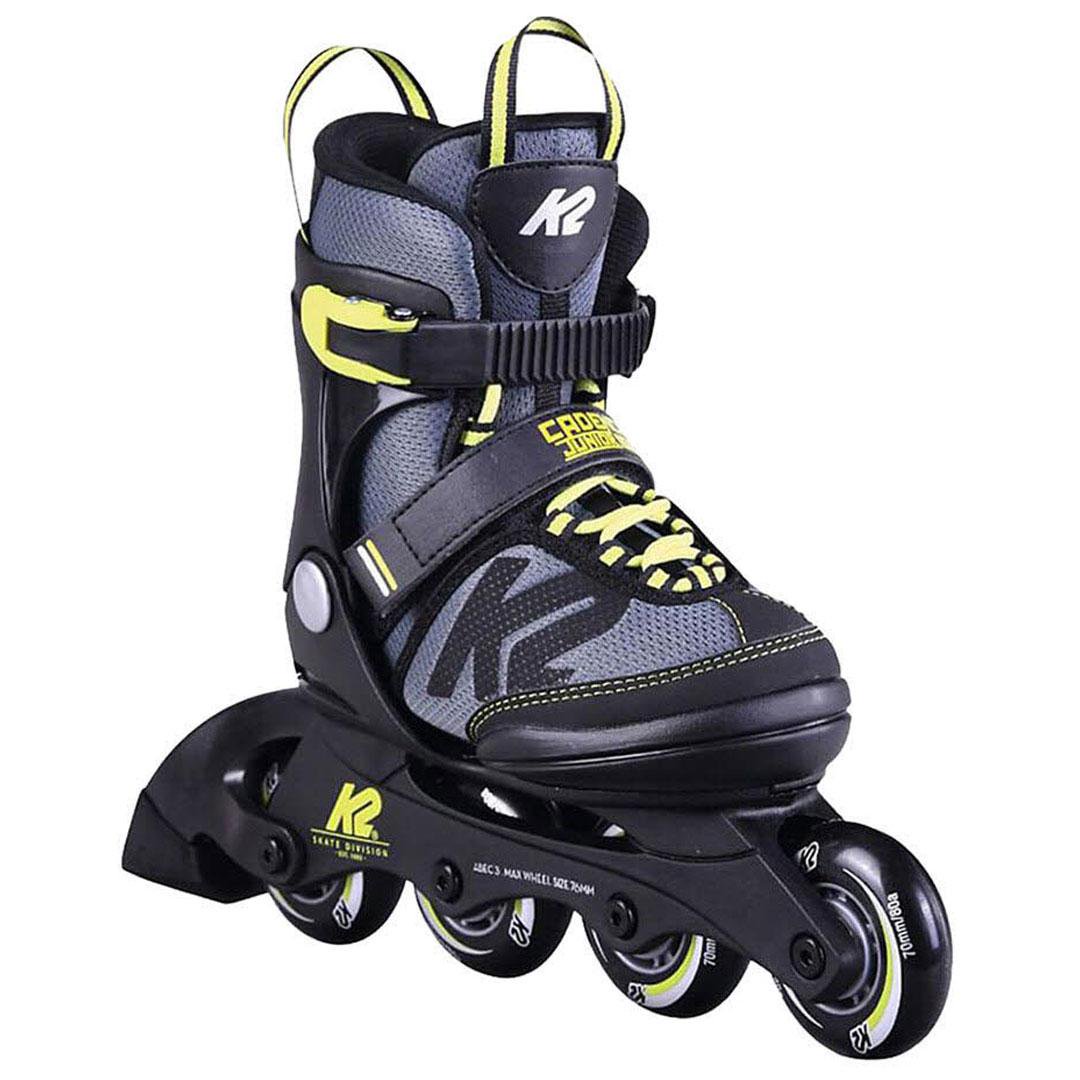 Ролики K2 Cadence JR LTD Boy M 32-37 черно-желтые купить,NaN