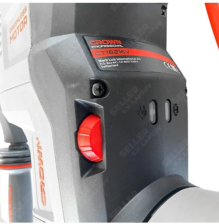 Перфоратор CROWN CT18216V BMC 15 Дж, 1500 Вт., SDS-Max купить,NaN