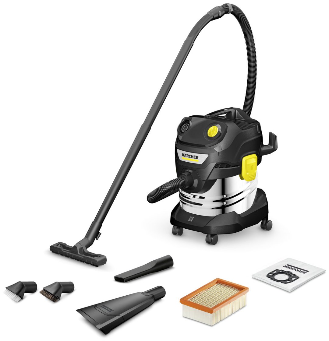 Пылесос Karcher WD 4 S Go!Further черный