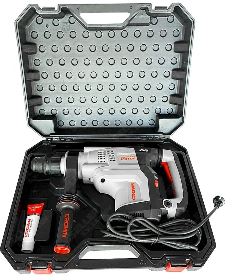 Перфоратор CROWN CT18216V BMC 15 Дж, 1500 Вт., SDS-Max купить,NaN