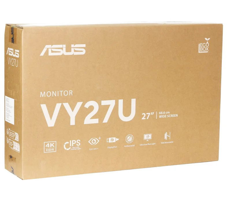 Монитор Asus VY27UQ 90LM09U3-B01170 27" Black