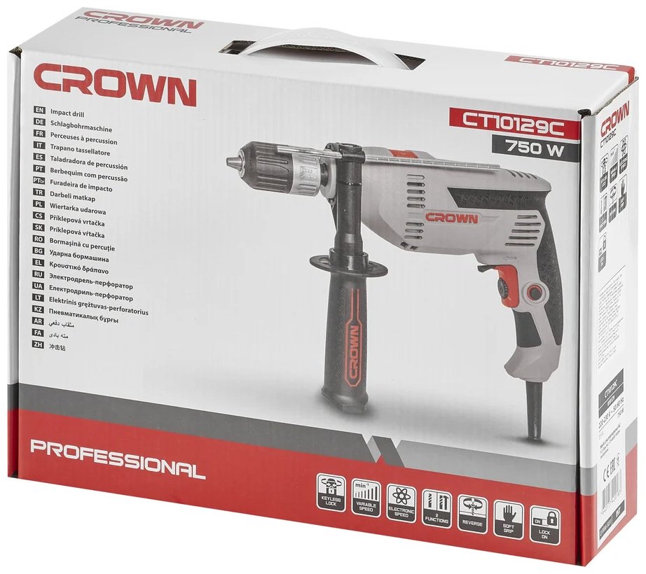 CROWN дрель 10129C Дрель "CROWN" купить,NaN