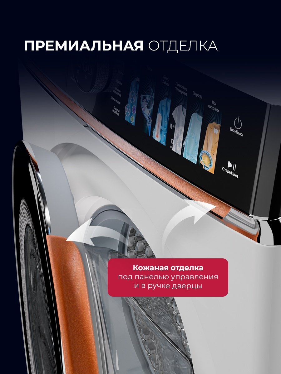 Стиральная машина LEX LWM12012WIDD Lux 12 кг белый