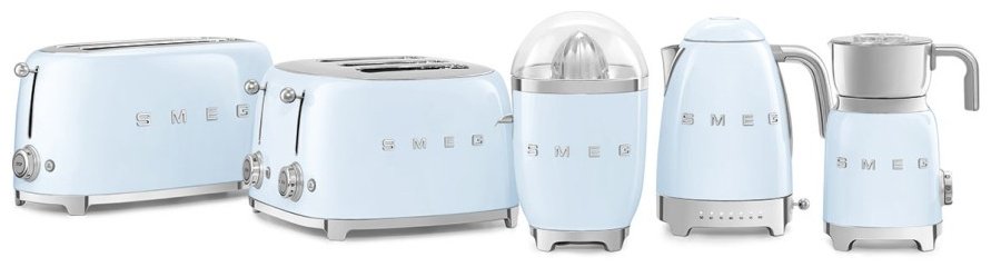 Соковыжималка Smeg CJF11PBEU голубой