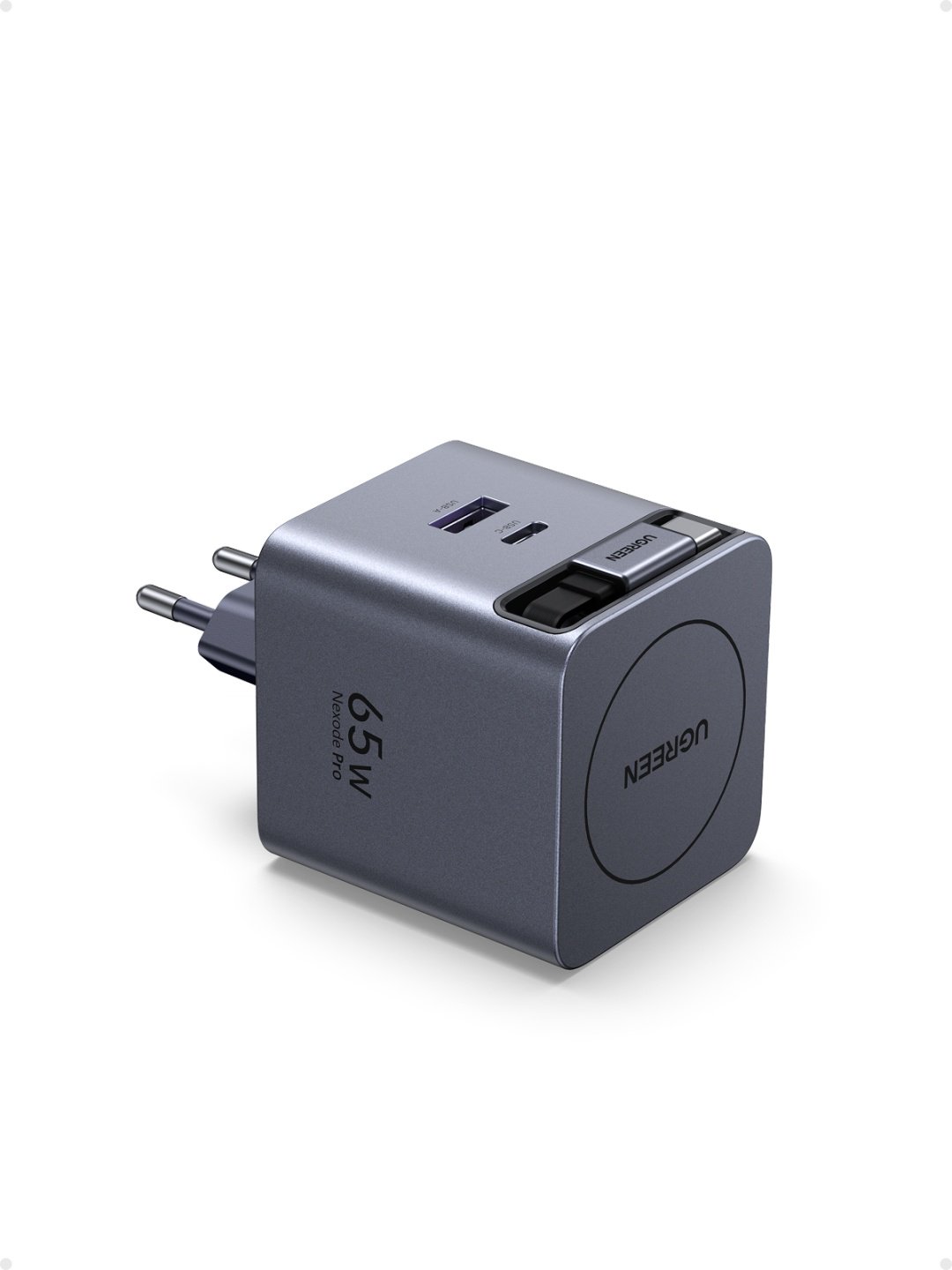 Зарядное устройство Ugreen X615 (65825) USB Type-C, USB 65 Вт серый