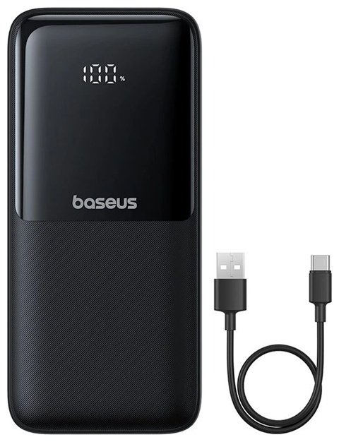 Внешний аккумулятор Baseus Lipow Dual-Cable (P10079102123-00) 20000 мАч 22.5 Вт черный