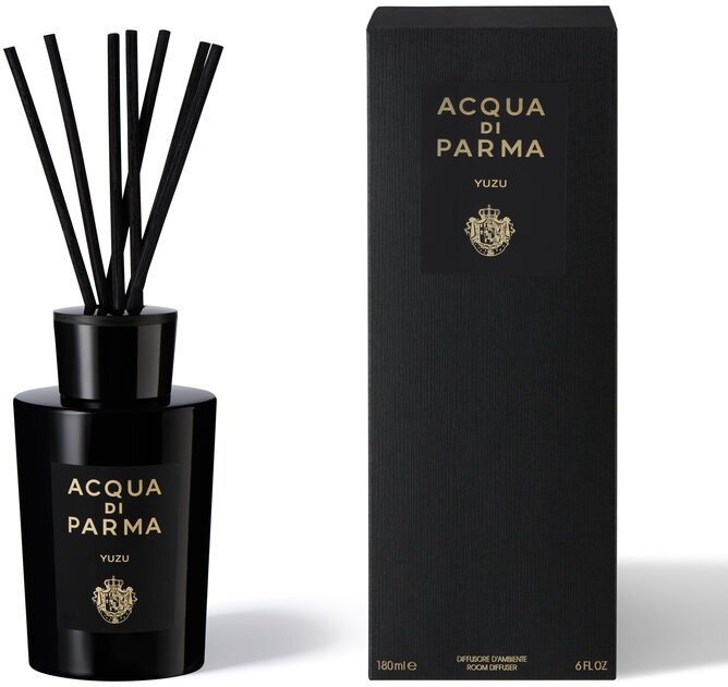 Диффузор с палочками ACQUA DI PARMA Верхние ноты: юзу, калабрийский бергамот и сычуанский перец; Средние ноты: лотос, мимоза, лист фиалки и жасмин; Базовые ноты: сандал, мускус 180 мл купить,81690