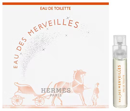 Hermes Eau des Merveilles туалетная вода EDT 2 мл, для женщин купить,3490