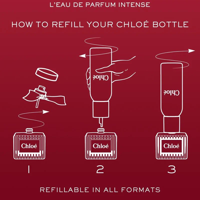 Chloe L'Eau de Parfum Intense Refillable парфюмерная вода EDP 100 мл, для женщин купить,98190
