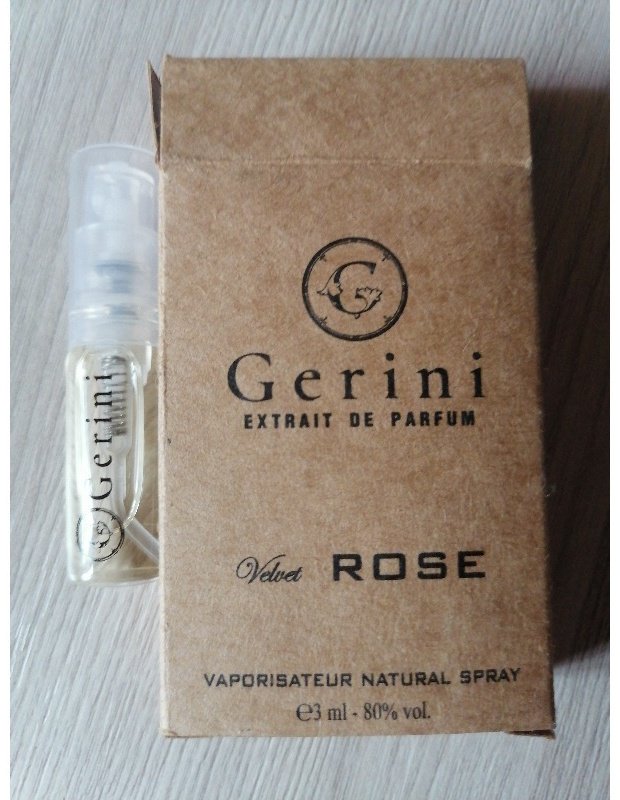 Gerini Gerini - Velvet Rose экстракт духов Extrait de Parfum 3 мл, унисекс купить,4790