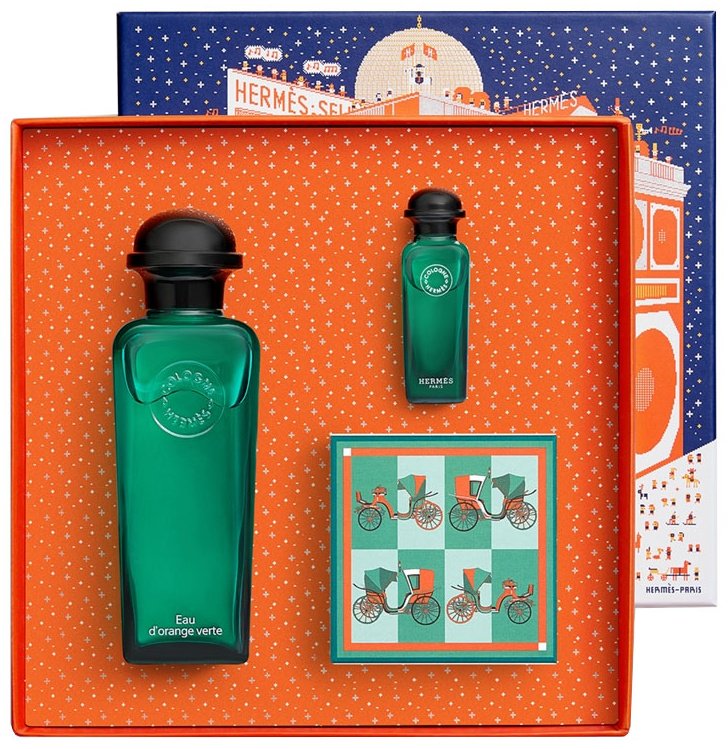 Hermes Hermes - Eau d'Orange Verte - U - Set - Eau de Cologne 100 ml парфюмерный набор 100 мл, унисекс купить,103490