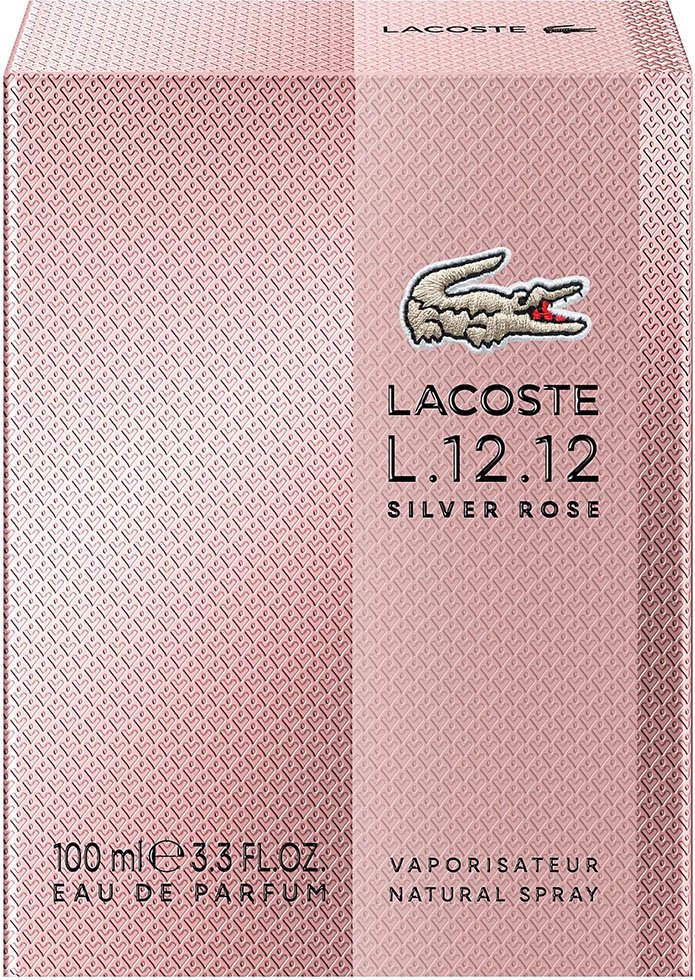LACOSTE L.12.12 Silver Rose парфюмерная вода EDP 100 мл, для женщин купить,84990