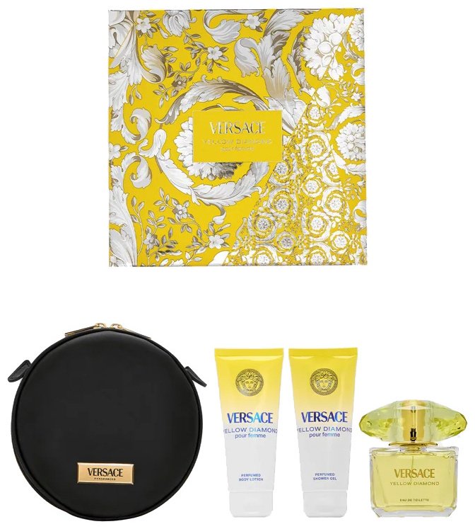 Versace Versace - Yellow Diamond / 2021 - Set - W - Eau de Toilette 90 ml + Shower Gel 100 ml парфюмерный набор 90 мл, для женщин купить,112390