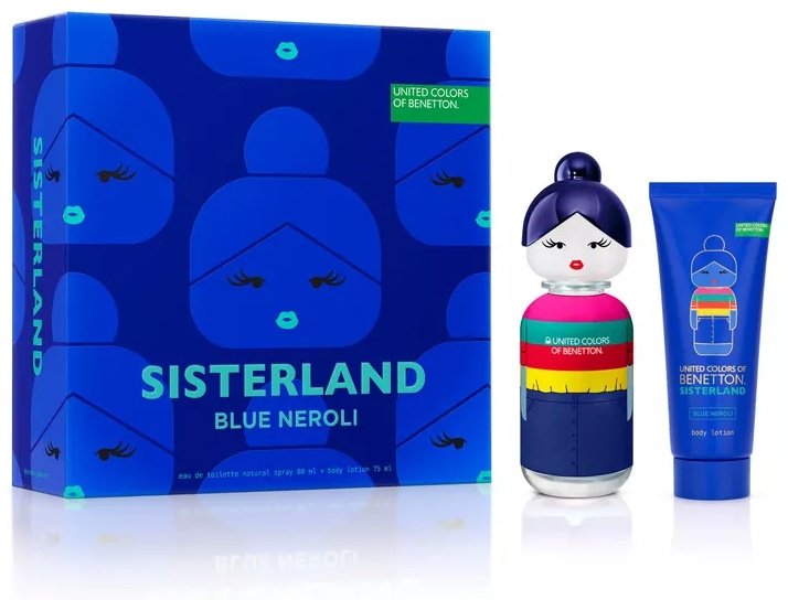 UNITED COLORS OF BENETTON Sisterland: Blue Neroli парфюмерный набор 80 мл, для женщин купить,NaN