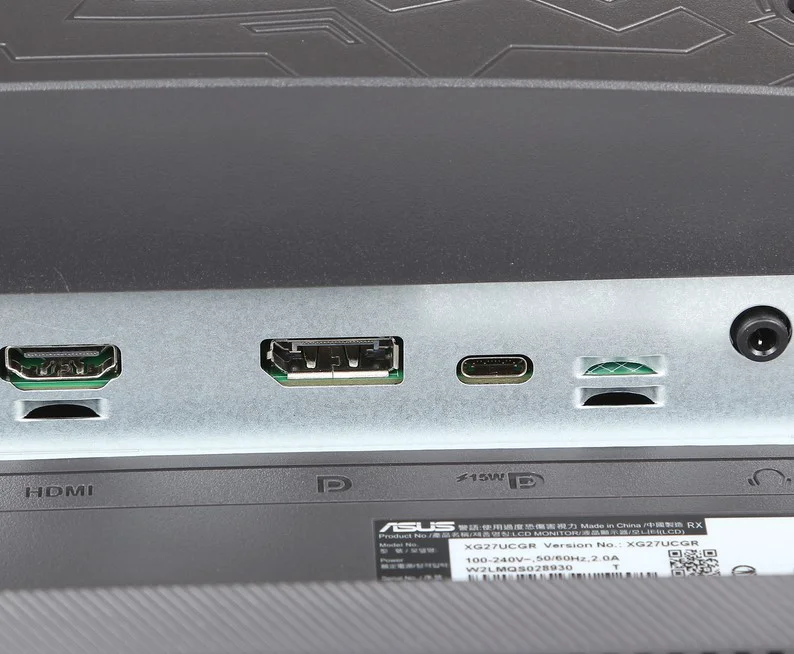 Монитор Asus ROG Strix XG27UCGR 90LM0CS0-B01371 27" Black