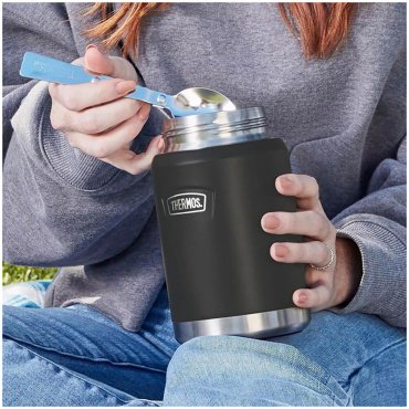 Термос для еды THERMOS IS301 GT 0.71 л черный купить,NaN