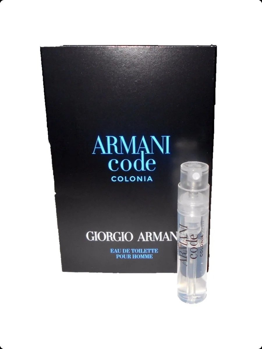 Giorgio Armani Code Colonia туалетная вода EDT 1.5 мл, для мужчин купить,3390