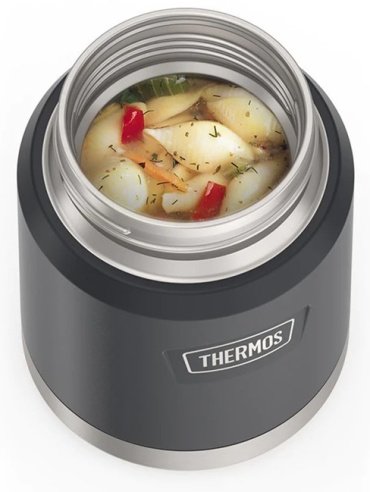 Термос для еды THERMOS IS300 GT 0.47 л черный купить,NaN