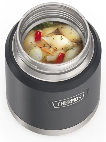 Термос для еды THERMOS IS300 GT 0.47 л черный купить,NaN