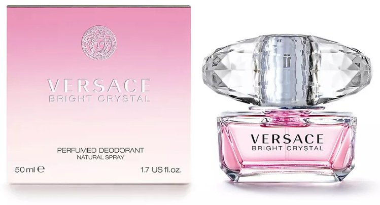 Versace Bright Crystal дезодорант для женщин 50 мл купить,45490