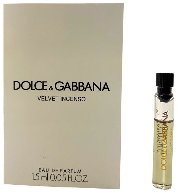 DOLCE&GABBANA Velvet Incenso парфюмерная вода EDP 1.5 мл, для мужчин купить,3990