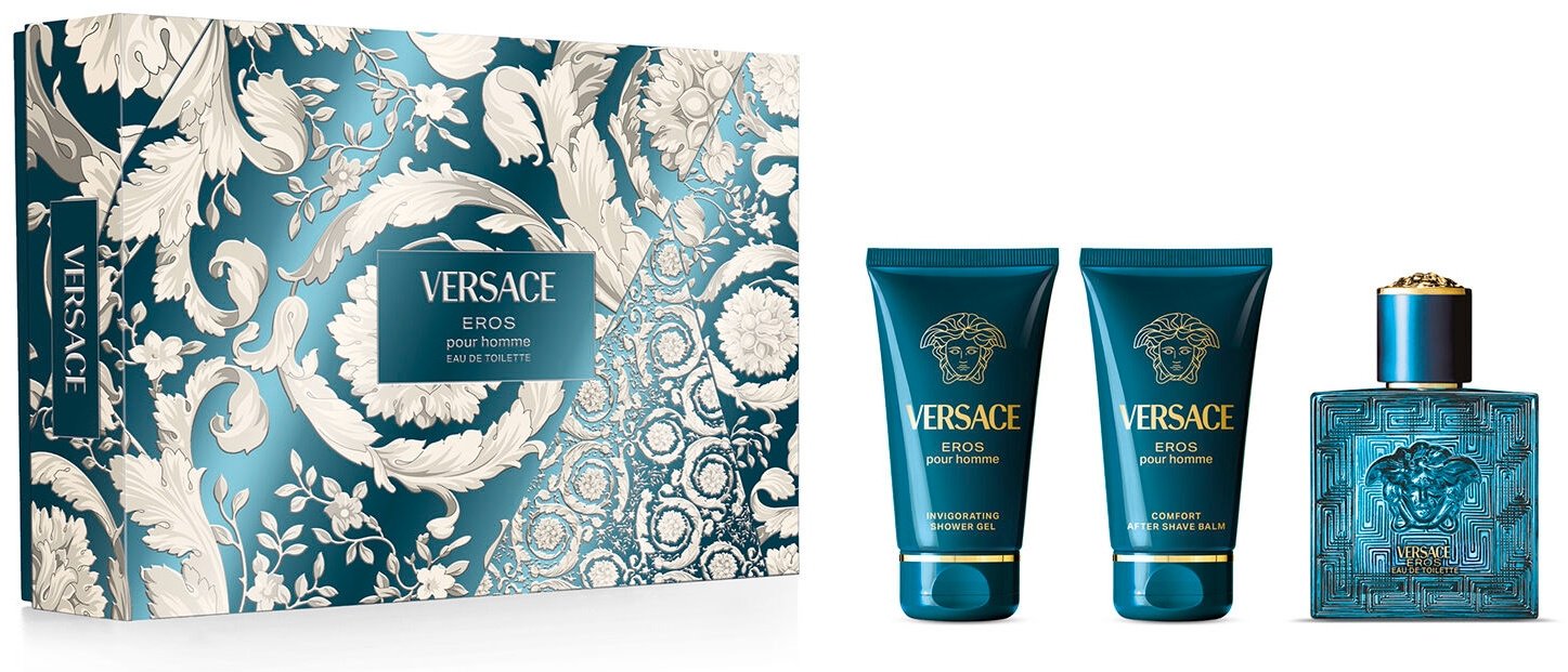 Versace Eros парфюмерный набор 50 мл, для мужчин - ForteMarket Versace Eros парфюмерный набор 50 мл, для мужчин купить,68090