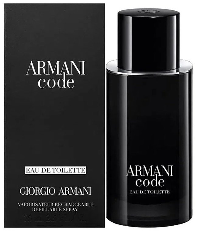 Giorgio Armani Code Refillable туалетная вода EDT 75 мл, для мужчин - ForteMarket Giorgio Armani Code Refillable туалетная вода EDT 75 мл, для мужчин купить,53390