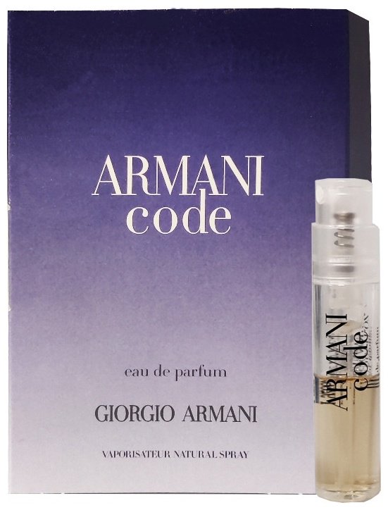 Giorgio Armani Armani Code парфюмерная вода EDP 1.2 мл, для женщин - ForteMarket Giorgio Armani Armani Code парфюмерная вода EDP 1.2 мл, для женщин купить,3390