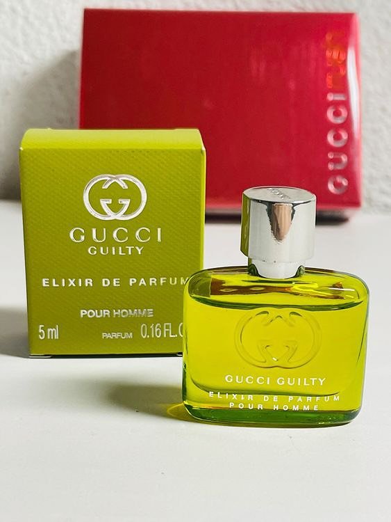 GUCCI Guilty Elixir Pour Homme духи PARFUM 5 мл, для мужчин купить,NaN
