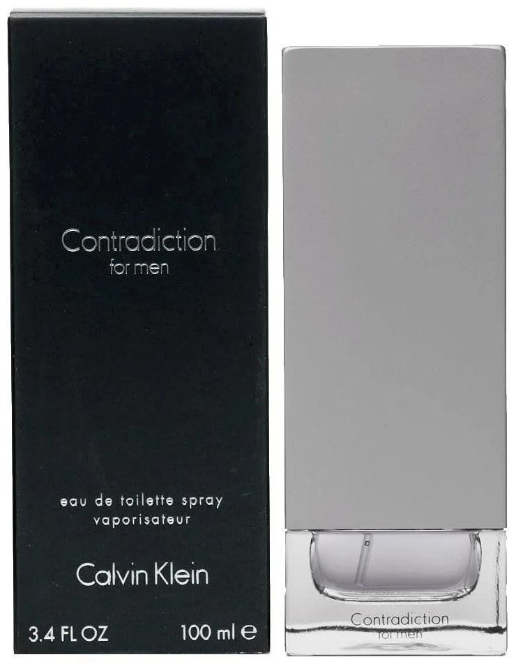 Calvin Klein Contradiction For Men туалетная вода EDT 100 мл, для мужчин купить,21090