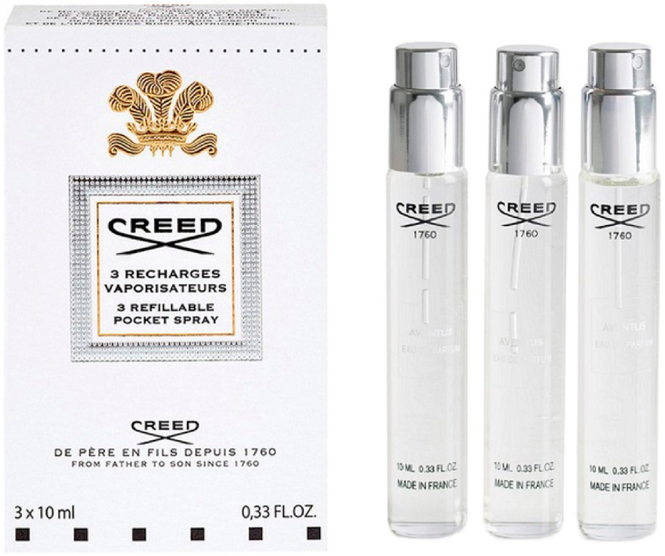 Creed Silver Mountain Water парфюмерная вода EDP 3 шт по 10 мл, унисекс купить,190290