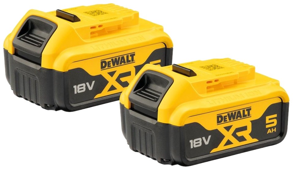 Аккумулятор DeWALT DCB184P2-XJ Li-Ion 18 В 5 Ач 2 шт