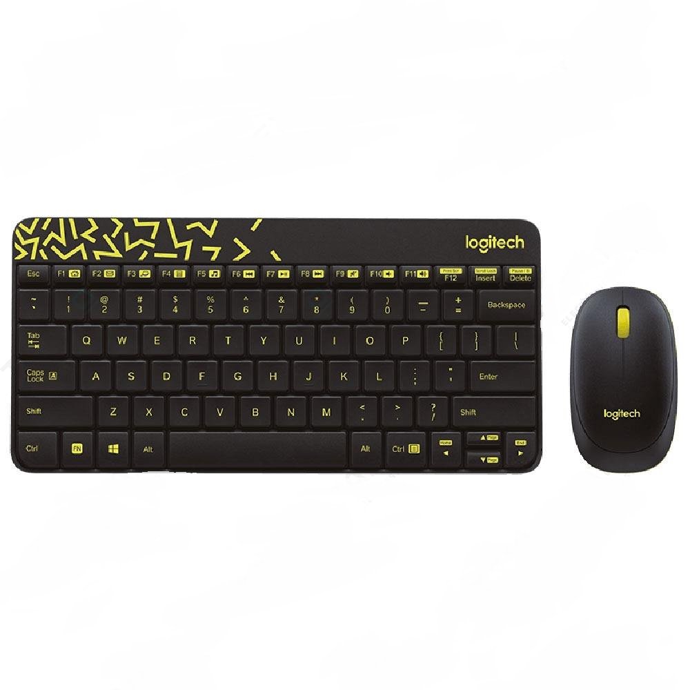 Клавиатура + мышь Logitech MK240 Nano черная