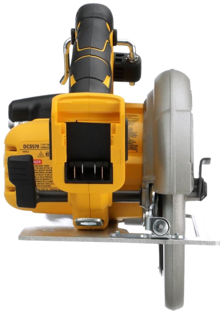 Дисковая пила DeWALT DCS570P2-QW, аккумуляторная