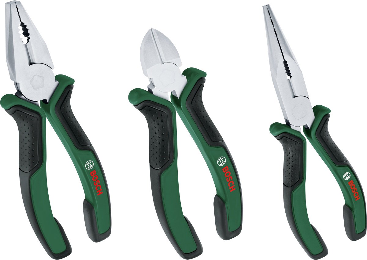 Bosch Набор плоскогубцев, 3 шт, 1600A02C0S