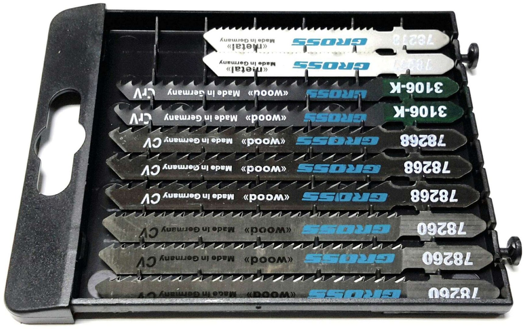 Пилки для лобзика по дереву и металлу 10 шт. Gross 78295 DIY