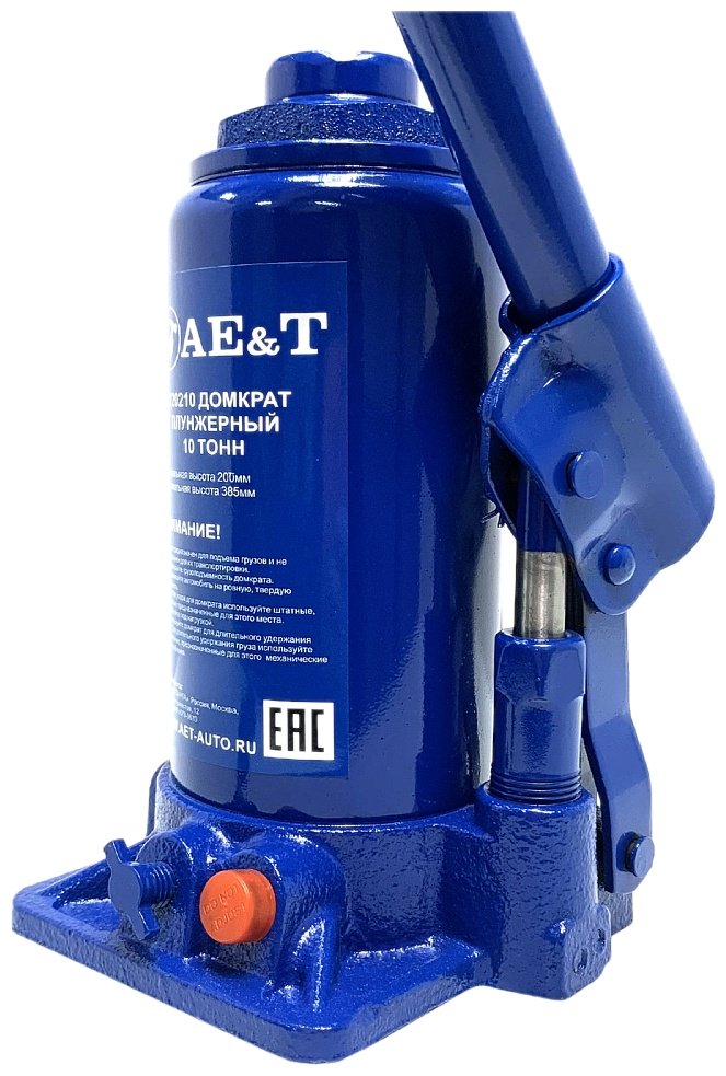 AE&T домкрат бутылочный T20210 10 т