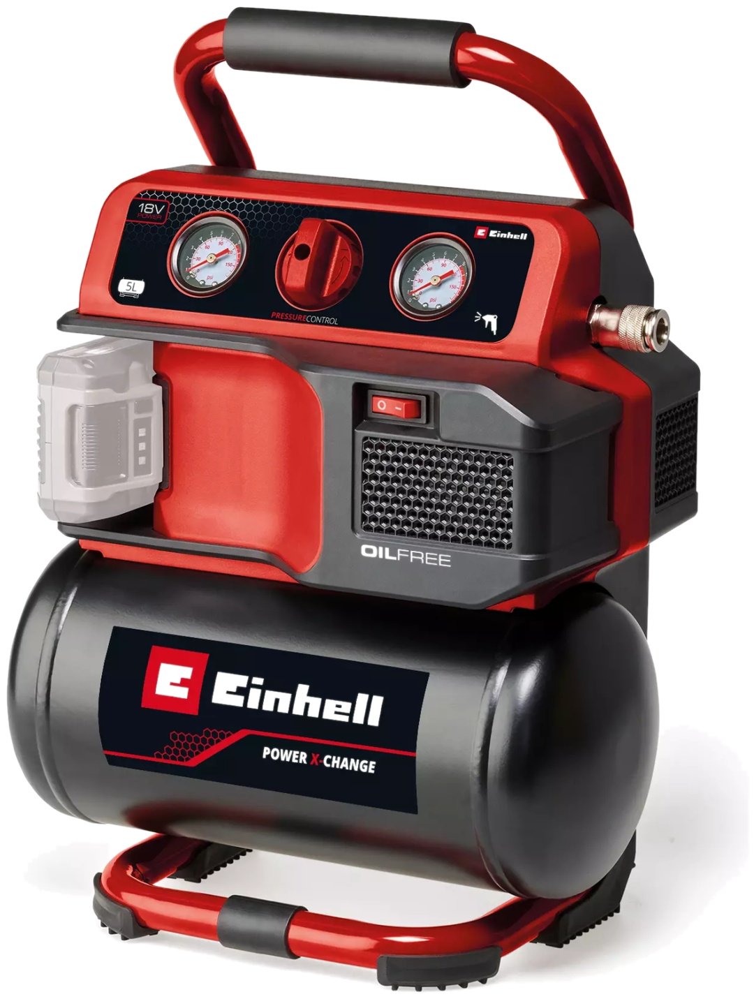 Автокомпрессор Einhell с ресивером TE-AC 18/75 Li OF-Solo 4020410