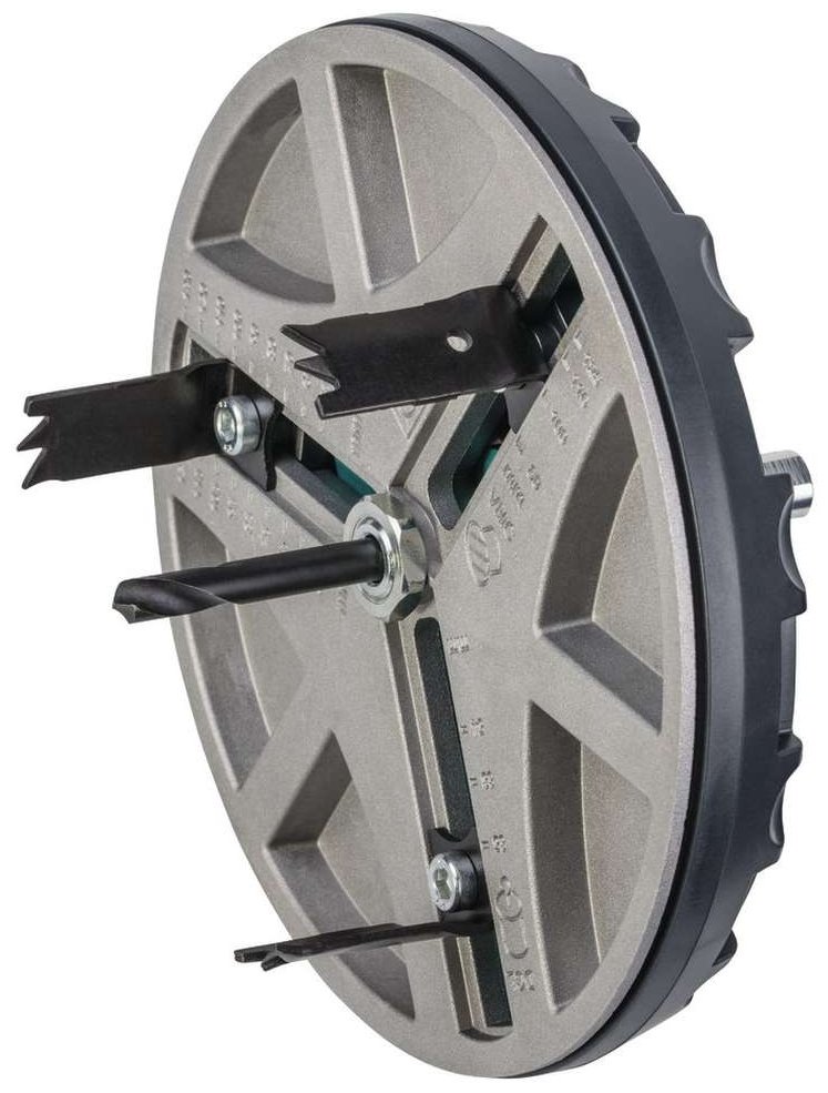 Коронка Wolfcraft 5978000 твердосплавная D 45 мм, 130 мм, 1 шт