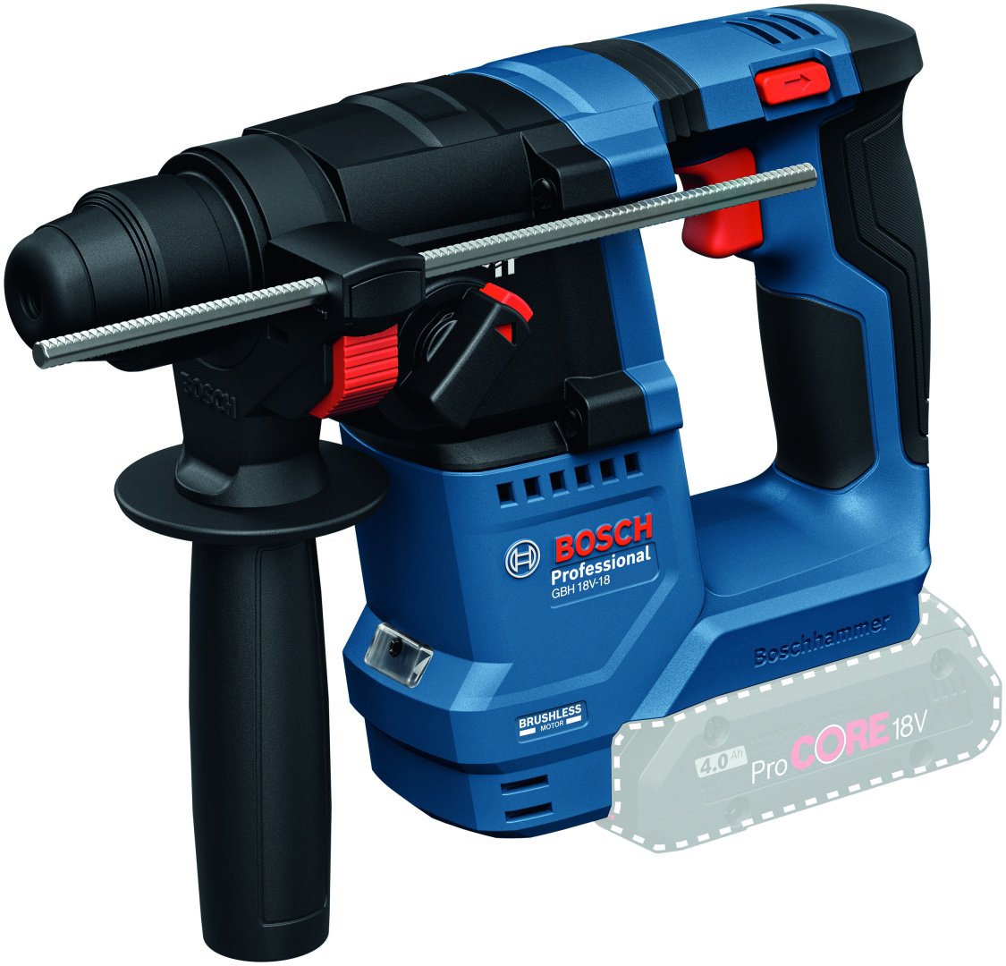 Аккумуляторный перфоратор с патроном SDS Plus Bosch PRO GBH 18V-18, 0611927000