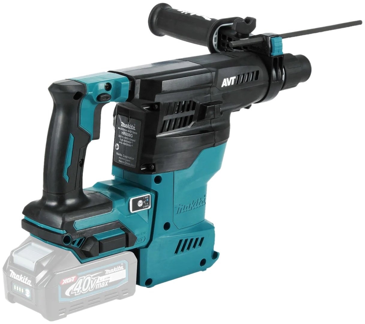 Перфоратор Makita HR008GZ02(R) 3.9 Дж, 40 В, SDS-Plus