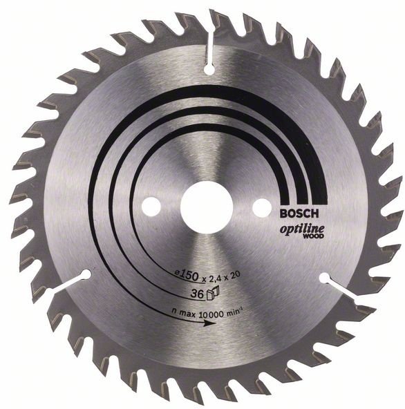 Пильный диск по дереву Bosch 2608640593, 150x20 мм, 36Т